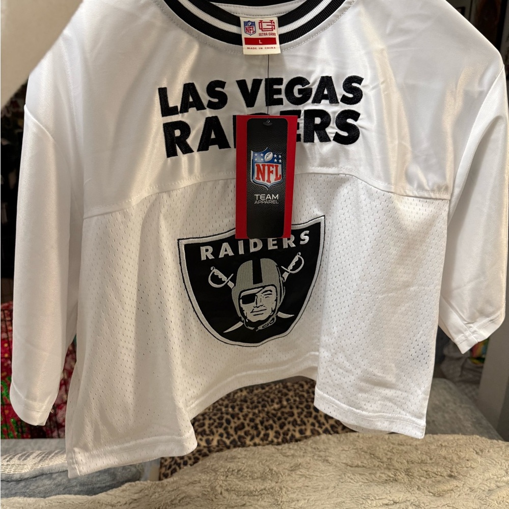 Fashion nova Las Vegas Raiders cropped tee